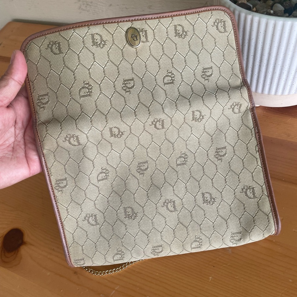 Authentic Dior vintage clutch or crossbody bag💛🤎💛💛 - Picture 12 of 15